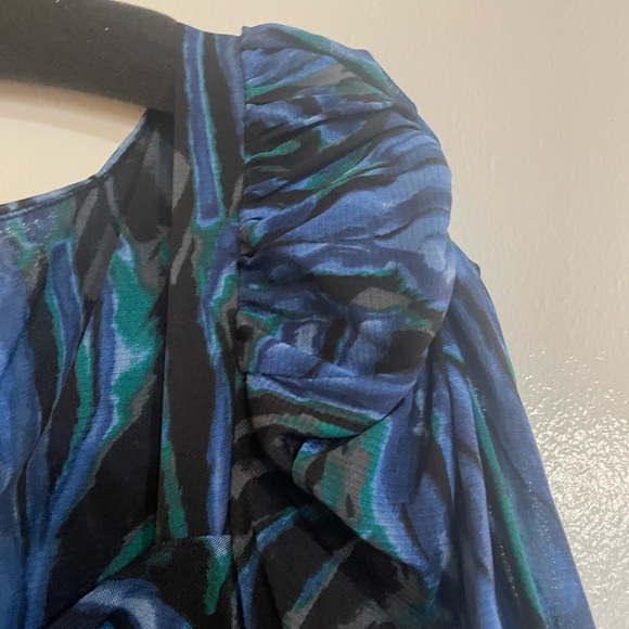 DVF Bettina Sweetheart Collar Midi Dress - Picture 3 of 5